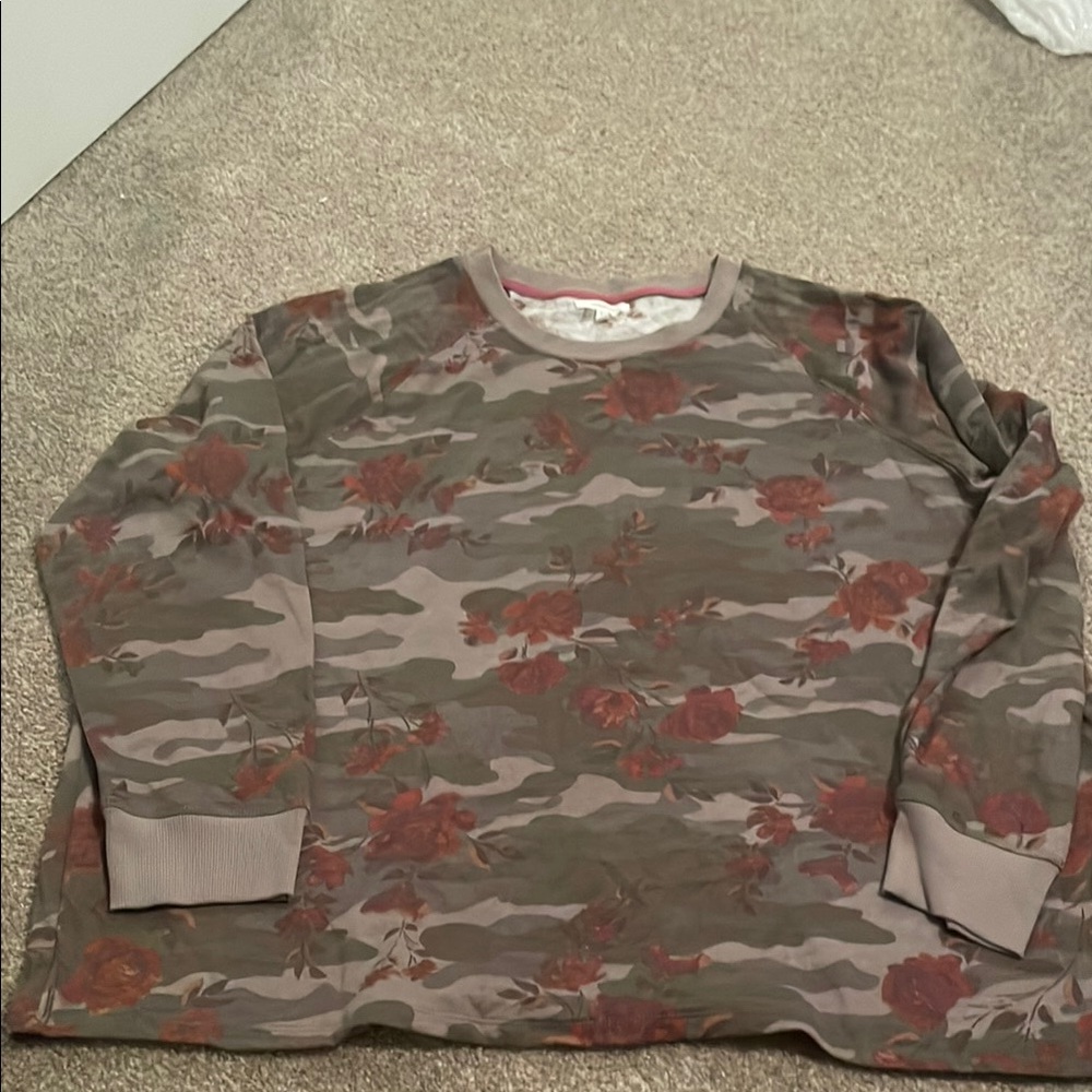 Maurices Green and Red Sweatshirts & Hoodies